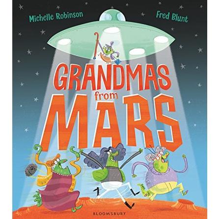 平裝幽默英文繪本Grandmas From Mars 🍀插畫家Fred Blunt