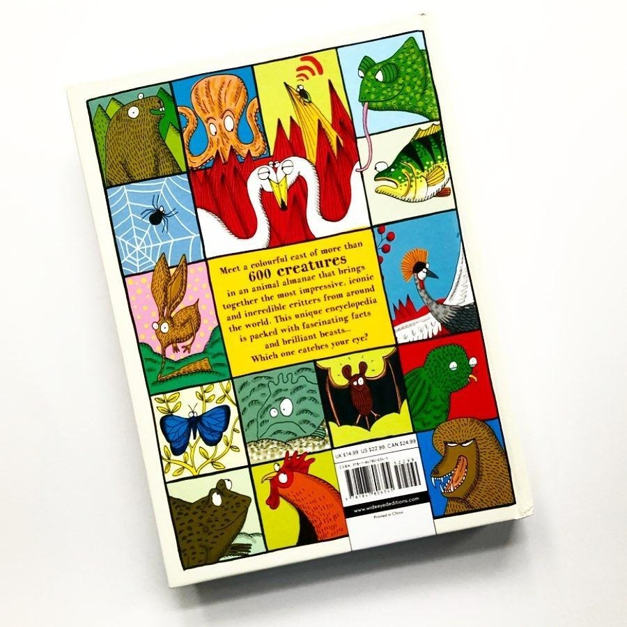 平裝英文知識繪本🍀Creaturepedia 🍀超過600種生物的與「知識豐富」的動物百科全書🍀缺書店-細節圖2