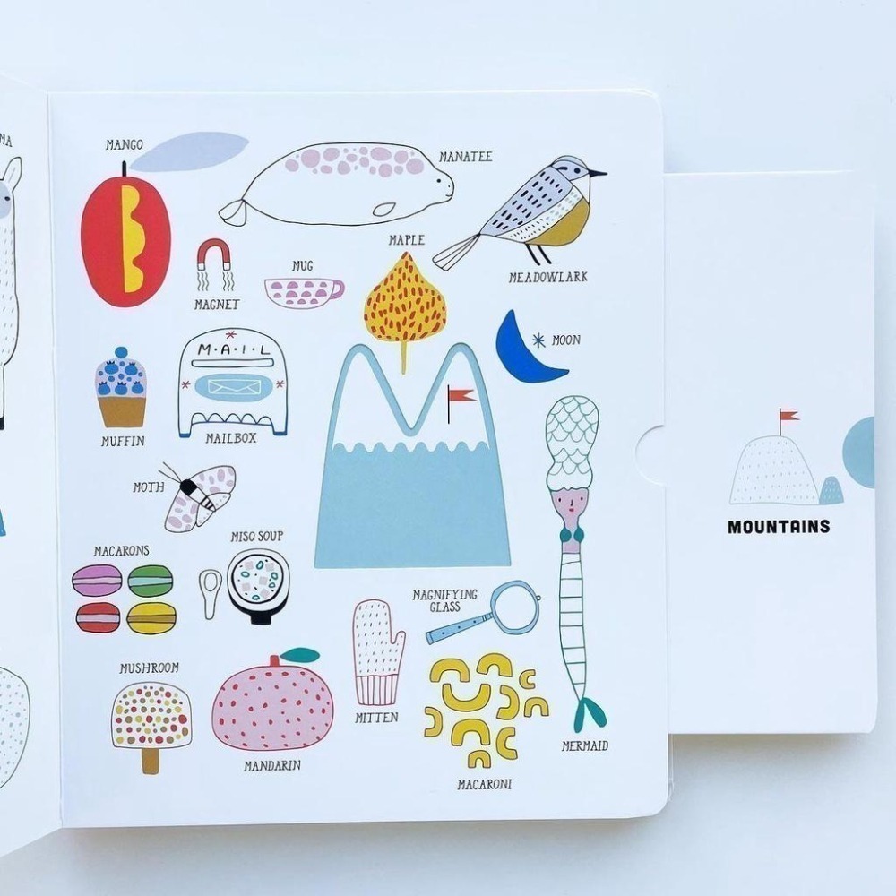 英文字母操作硬頁遊戲書A to Z Menagerie🍀清新可愛的造型字典書🍀Suzy Ultman🍀缺書店-細節圖8