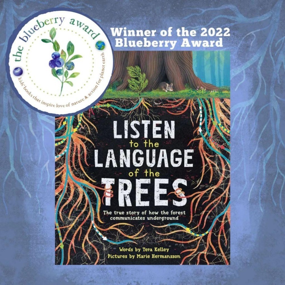 現貨🍀2022年獲獎英文知識繪本🍀Listen to the Language of the Trees🍀缺書店-細節圖2