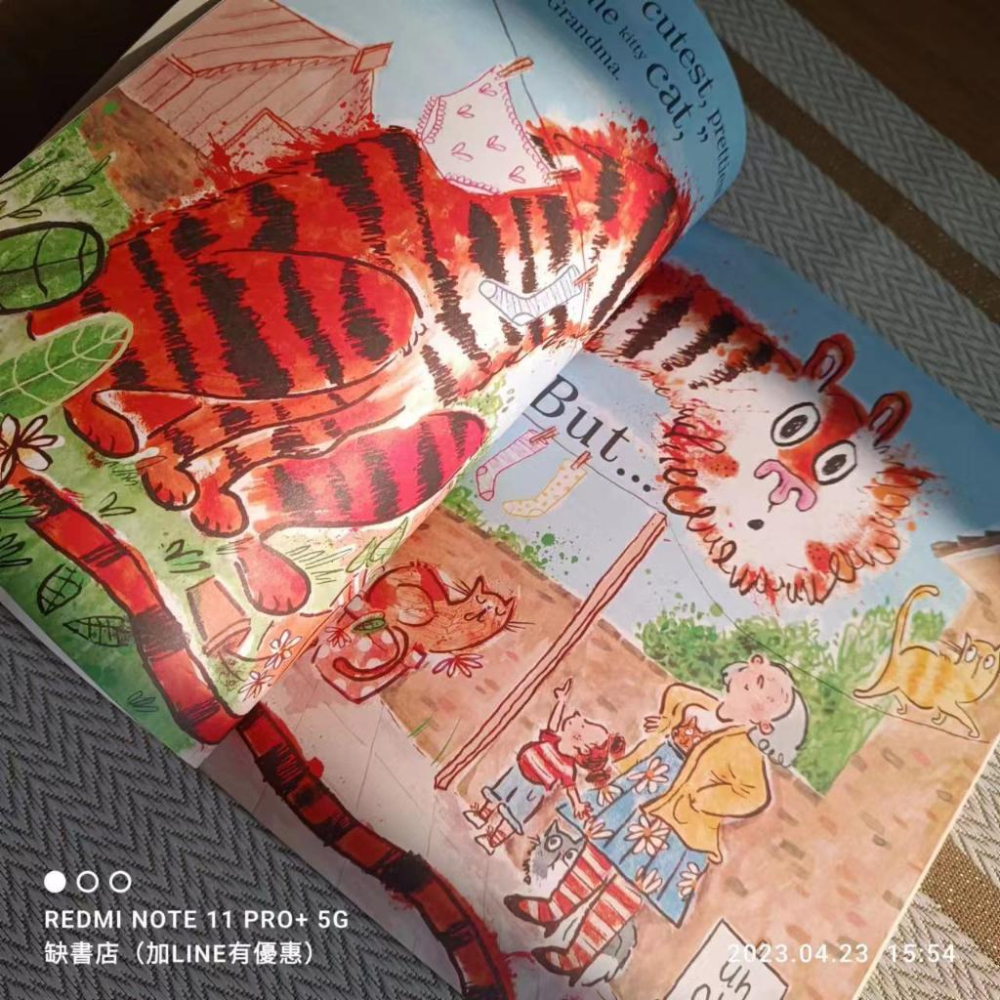 現貨🍀平裝英文繪本Big Cat 🍀Emma  Lazell🍀故事幽默有趣察畫風活潑鮮艷/貓咪元素🍀Amazon高分好評-細節圖5