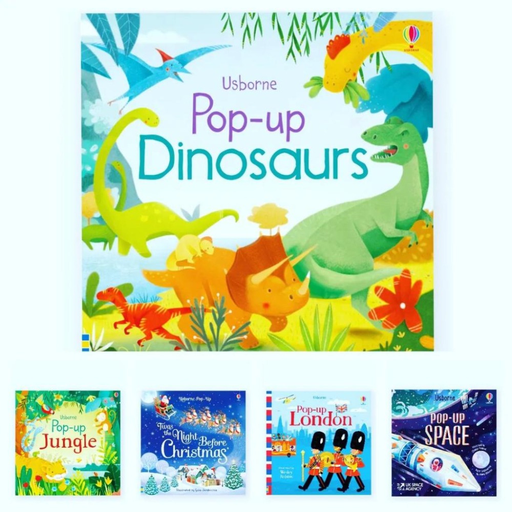 缺書店🍀英國Usborne硬頁立體書🍀Pop-Up Animals🍀書上附英美雙發音QR-Code音檔-細節圖2