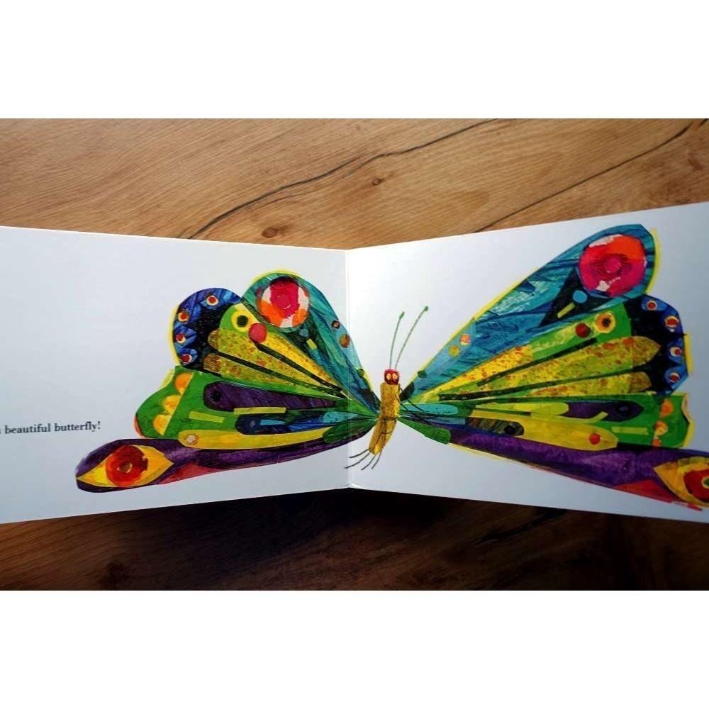 缺書店🍀經典英文啟蒙繪本The very hungry caterpillar 【硬頁書】🍀贈音檔-細節圖4