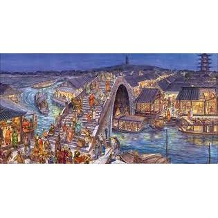 訂購🍀精裝知識繪本🍀China Through Time🍀沿大運河穿越中國2500年的歷史🍀知名插畫家Du Fei-細節圖2