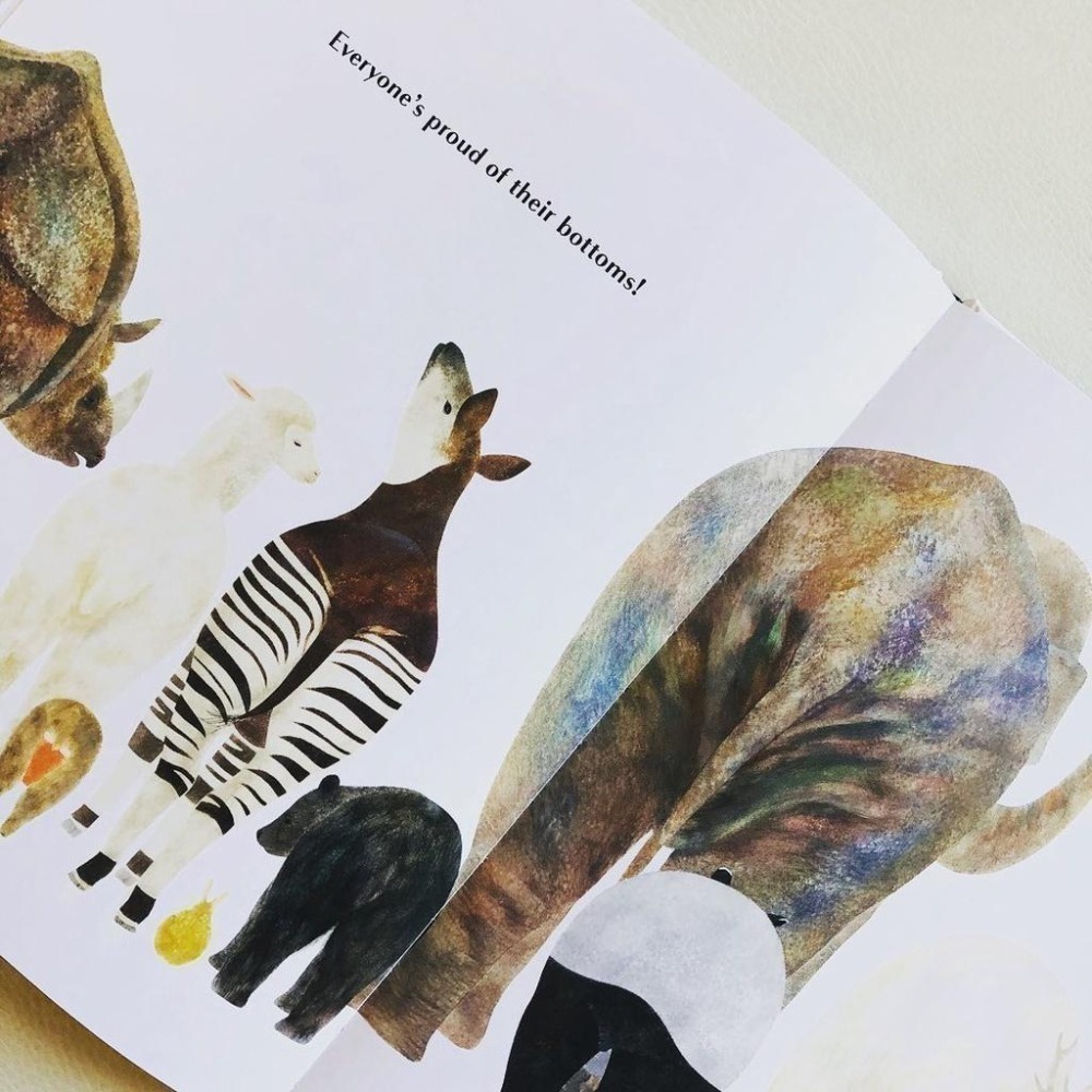 缺書店🍀精裝英文幽默繪本 Animals Brag About Their Bottoms引以為傲的屁屁（非常有趣.)-細節圖4