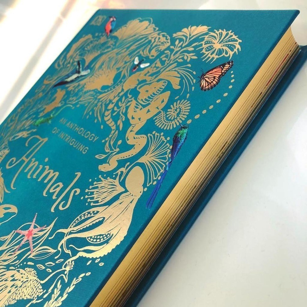 【缺書店】DK精裝英文自然科普書An Anthology of Intriguing Animals英國版燙金邊值得收藏-細節圖2