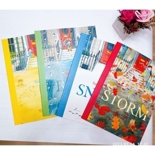 英文繪本Sam Usher＇s Seasons 自然系列(4冊合售)Snow+Sun+Storm+Rain🍀缺書店-規格圖9