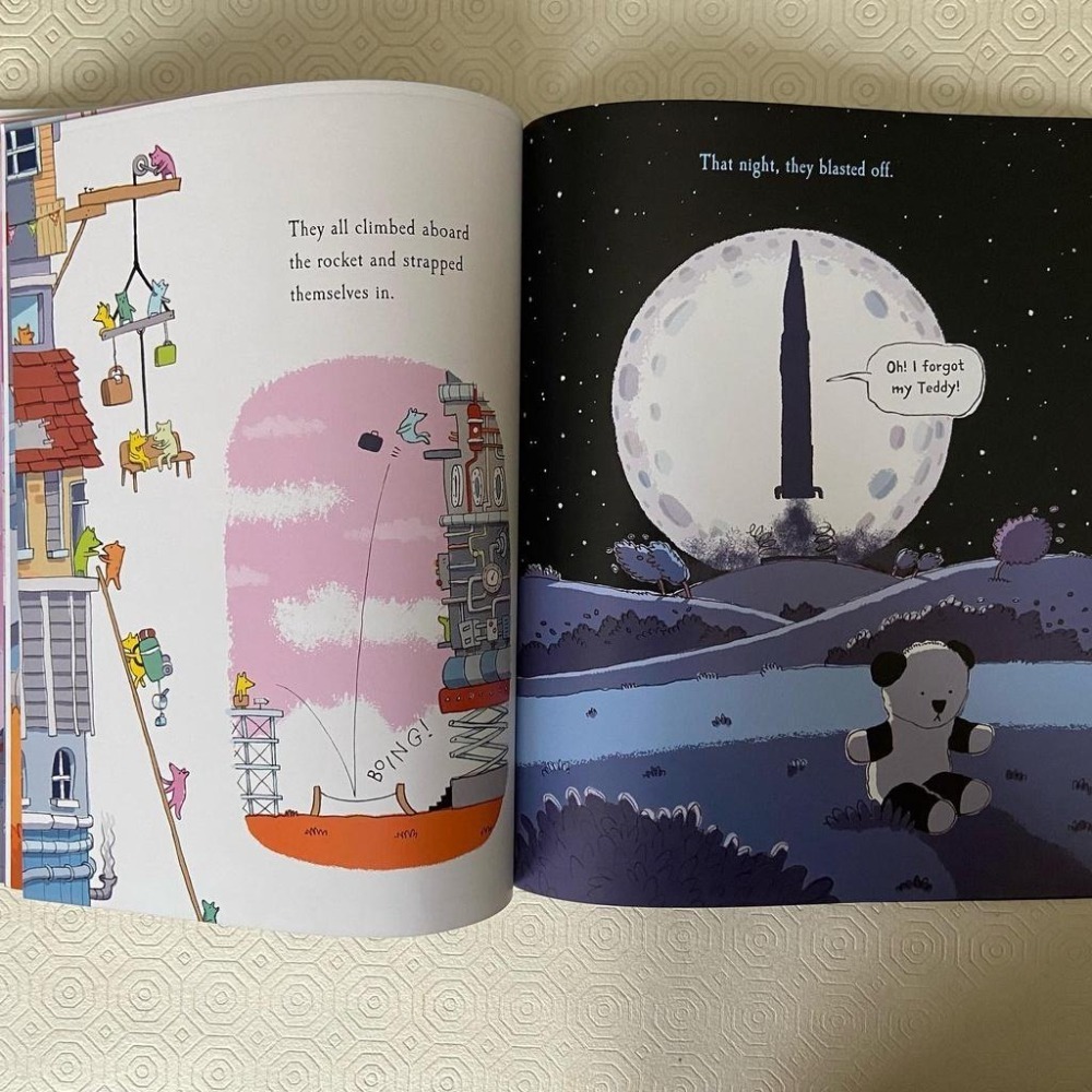 缺書店🍀平裝英文幽默繪本The Hundred Decker Bus / Rocket🍀Mike Smith-細節圖3