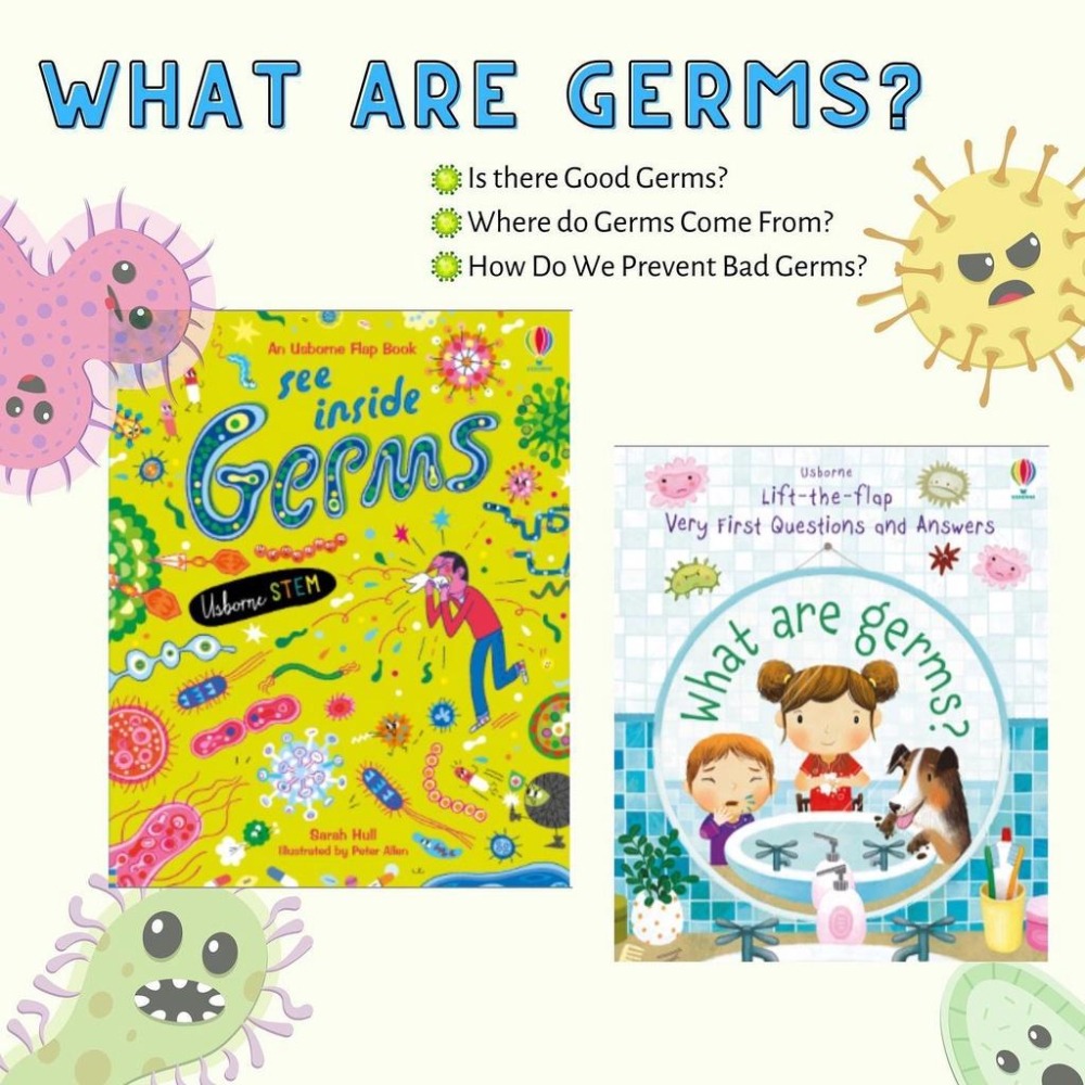Usborne硬頁立體翻翻書Questions and Answers: What are the Germs🍀缺書店-細節圖9