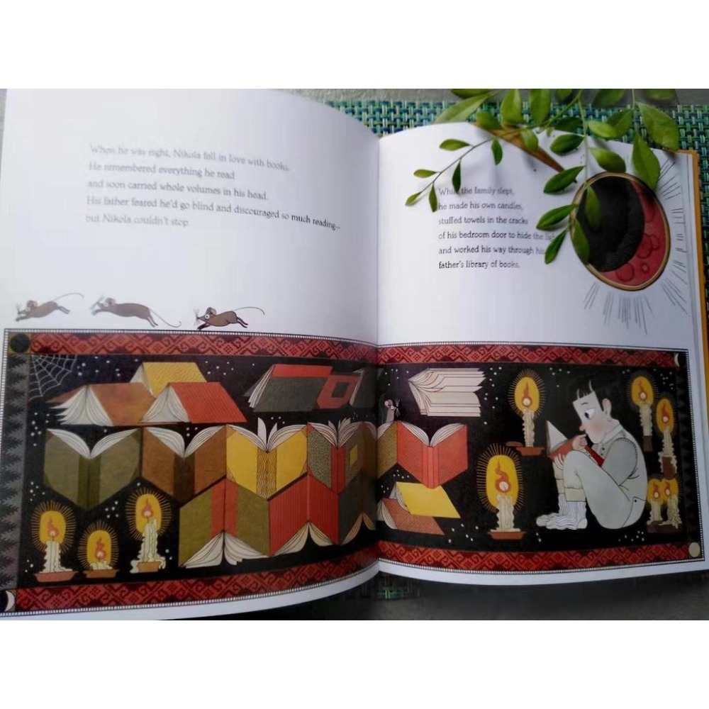 精裝英文傳記繪本A Life Electric交流電之父—特斯拉🍀西班牙女插畫家Julia Sarda 🍀缺書店-細節圖9