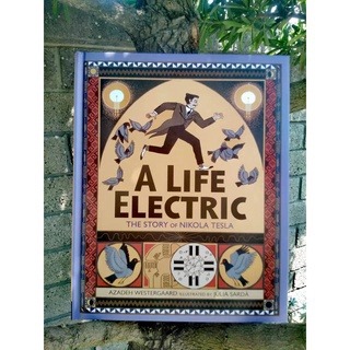 精裝英文傳記繪本A Life Electric交流電之父—特斯拉🍀西班牙女插畫家Julia Sarda 🍀缺書店-規格圖9