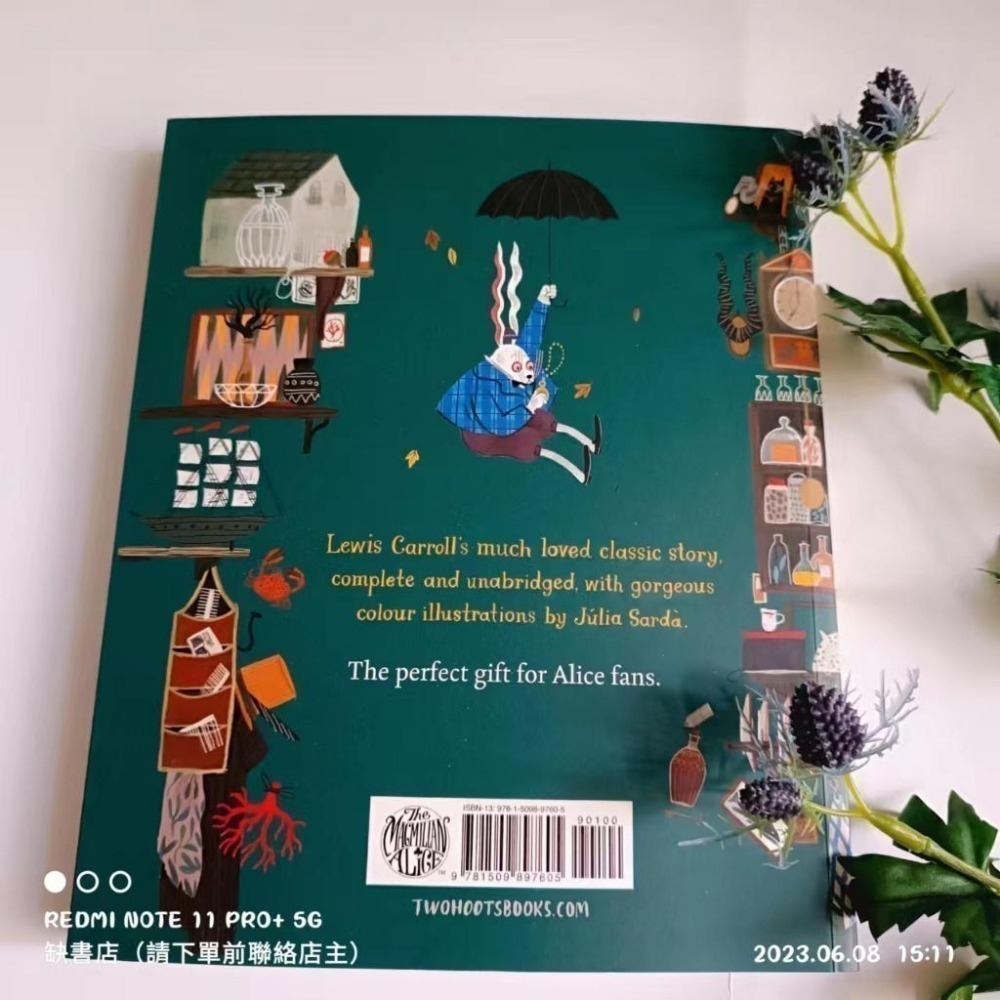 贈音檔Alice＇s Adventures in Wonderland【完整版 】Julia Sarda插圖🍀 缺書店-細節圖4