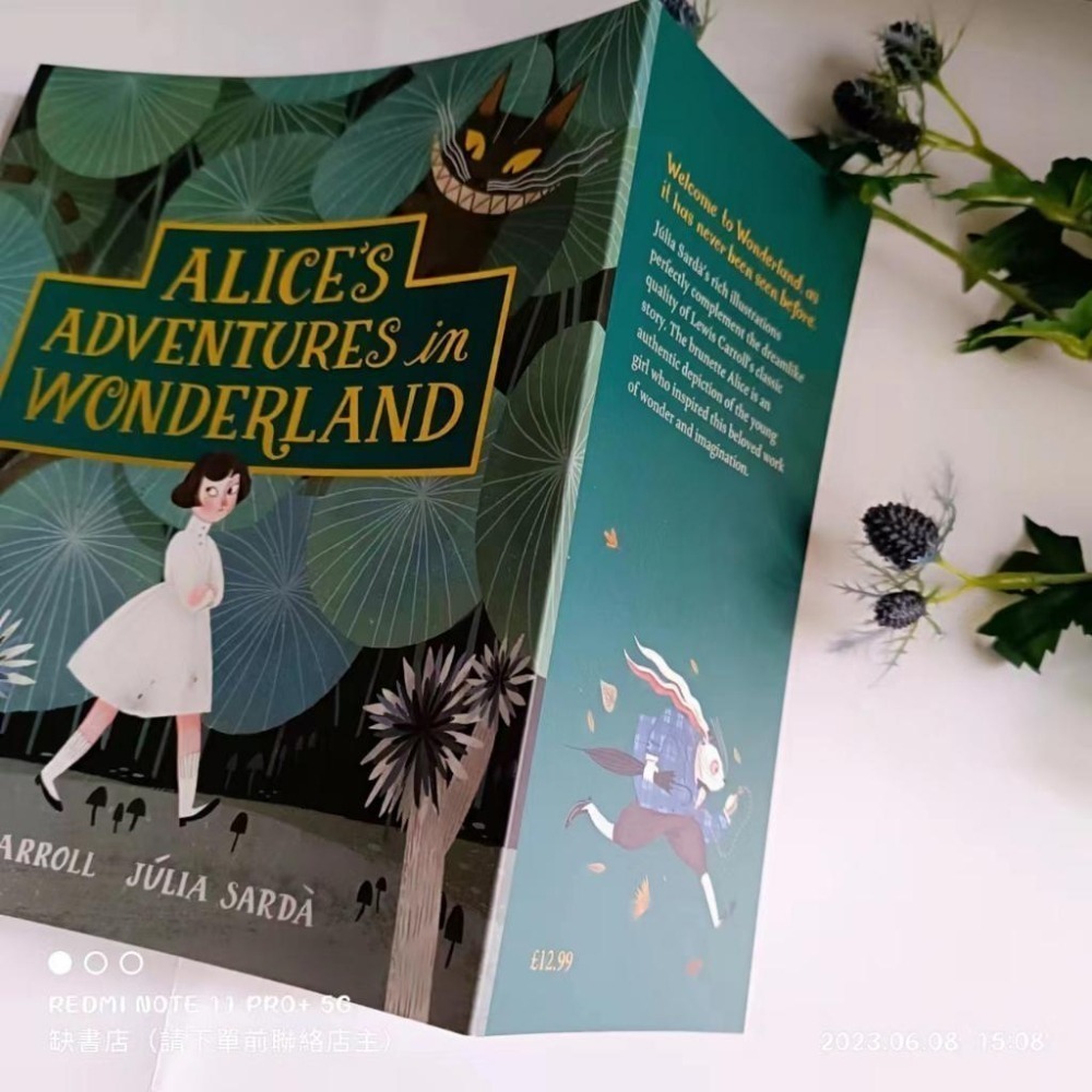 【贈音檔】插畫典藏完整英文版 Alice＇s Adventures in Wonderland🍀Julia Sarda-細節圖2