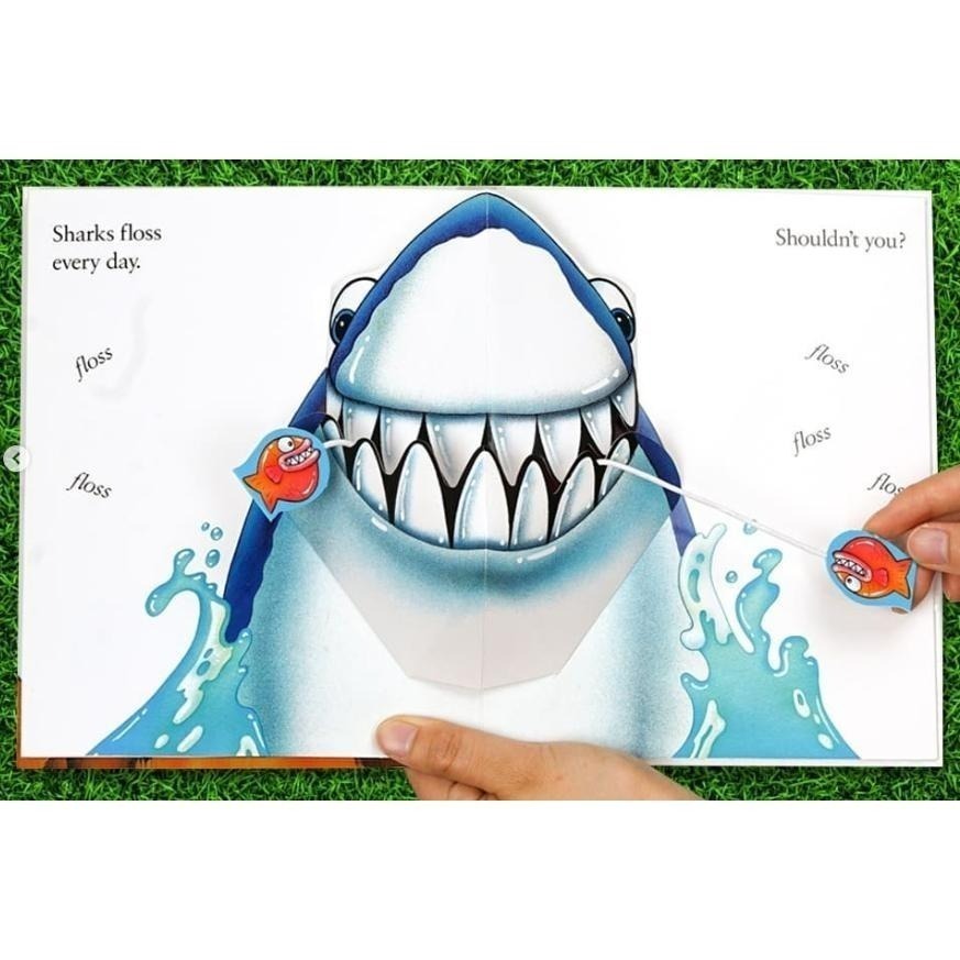 英文立體操作互動書🍀A POP UP BOOK: Brush Your Teeth Please養成刷牙習慣🍀缺書店-細節圖5