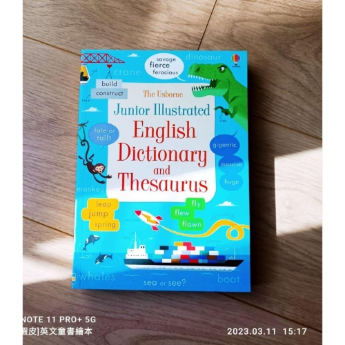 現貨Junior Illustrated English Dictionary and Thesaurus全彩快速記單字