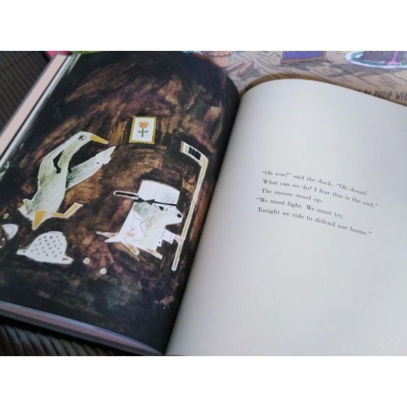 【贈音檔】獲獎幽默繪本The Wolf, the Duck, and the Mouse🍀Jon Klassen缺書店-細節圖3