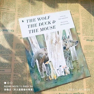 【贈音檔】獲獎幽默繪本The Wolf, the Duck, and the Mouse🍀Jon Klassen缺書店-規格圖7