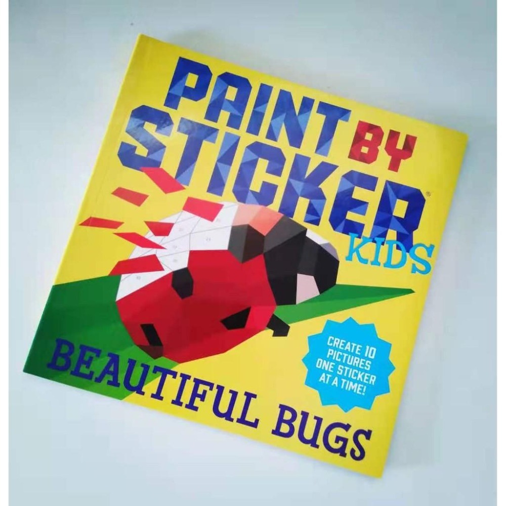 現貨🍀小孩很愛3D效果貼紙書Paint by Sticker Kids有多款恐龍+甲蟲+動物+海洋生物+貓咪+蝴蝶+鳥等-細節圖7