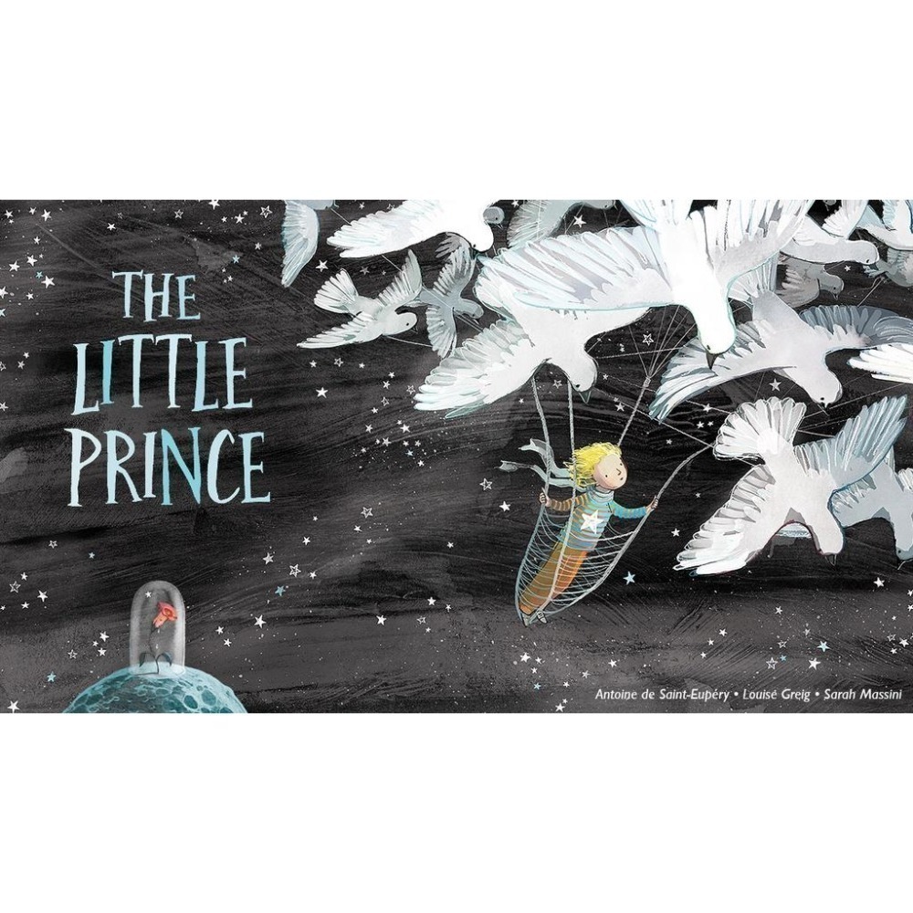 英文經典童話繪本版🍀The Little Prince🍀Sarah Massini🍀畫風唯美夢幻🍀缺書店-細節圖9
