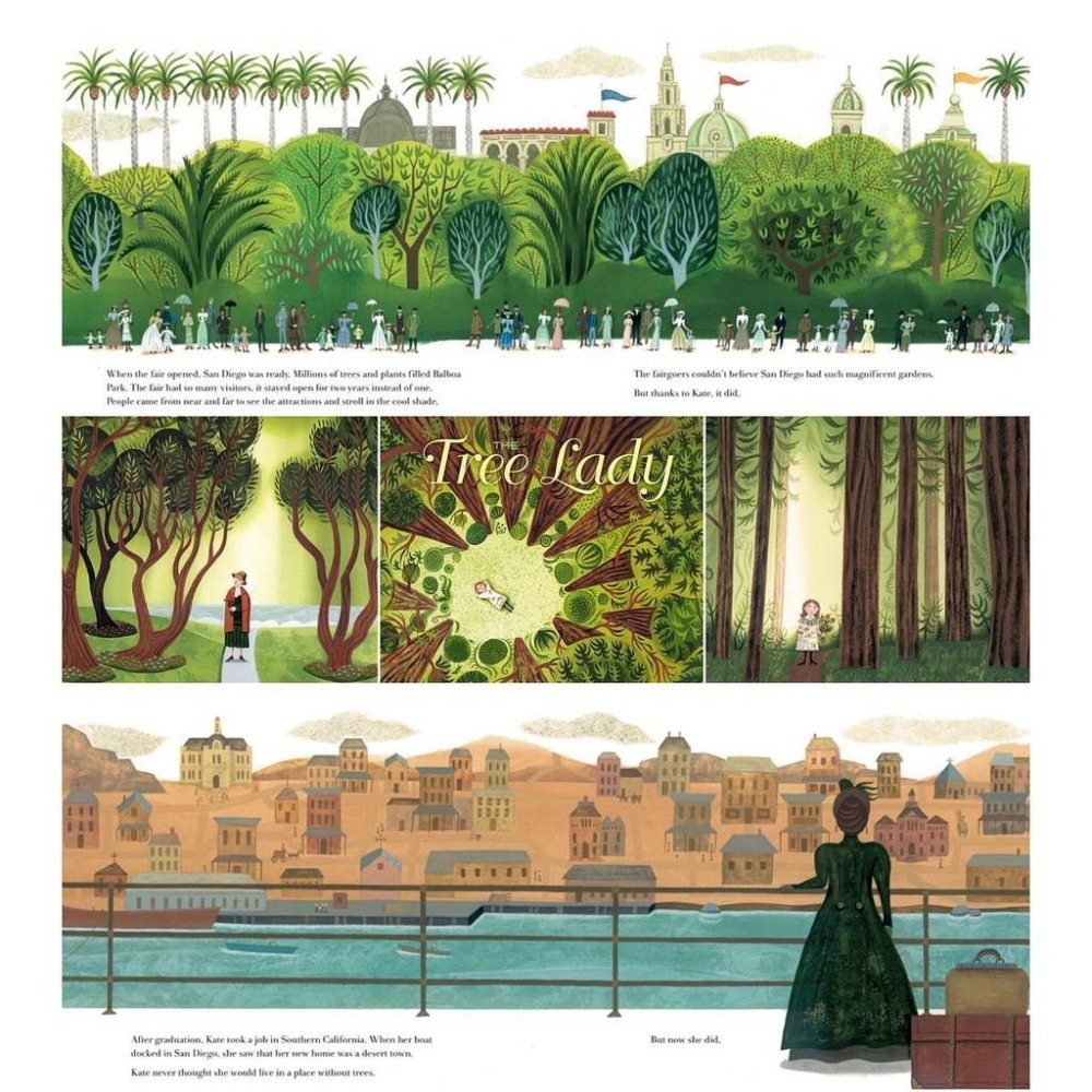 現貨The Tree Lady: The True Story of How One Tree-Loving Woman-細節圖7