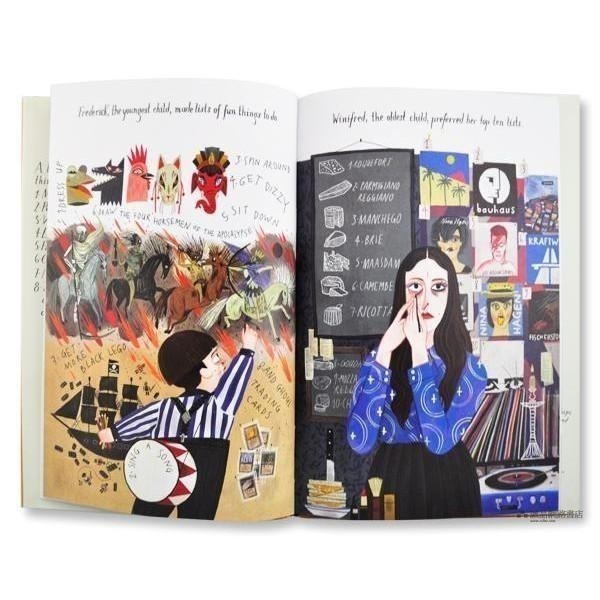 缺書店🍀經典英文繪本The Liszts 清單控必看🍀西班牙插畫Julia Sarda-細節圖6