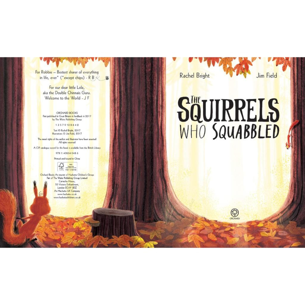 訂購 幽默搞笑英文繪本🍀The Squirrels Who Squabbled🍀知名插畫家Jim Field-細節圖2