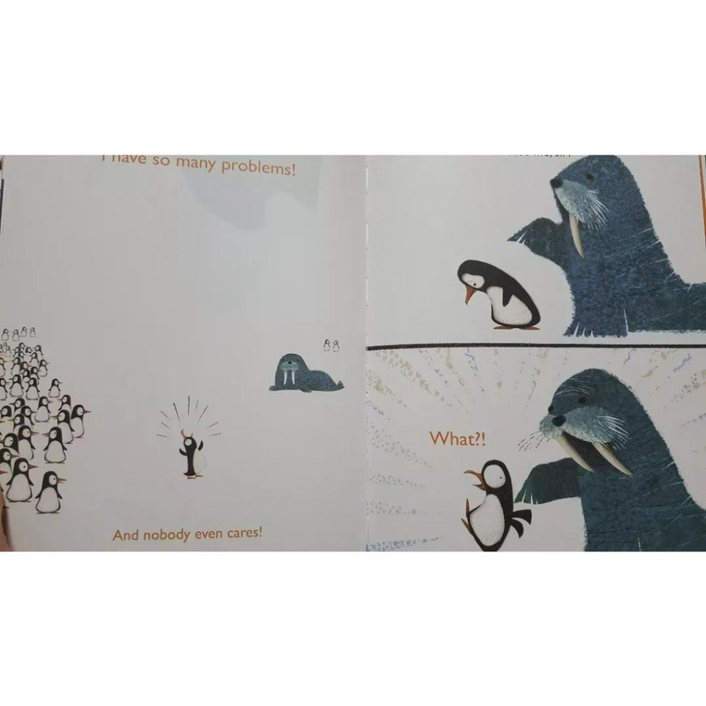 【贈音檔】現貨🍀平裝英文繪本Penguin Problems🍀黑色幽默+讓孩子允許自己擁有負向情緒🍀同理接納各種心情-細節圖6