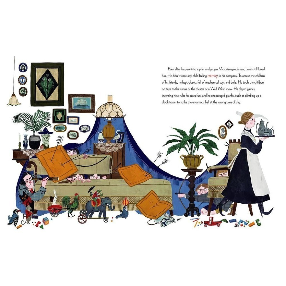 經典英文繪本One Day In Wonderland🍀插畫家Julia Sarda🍀缺書店-細節圖5