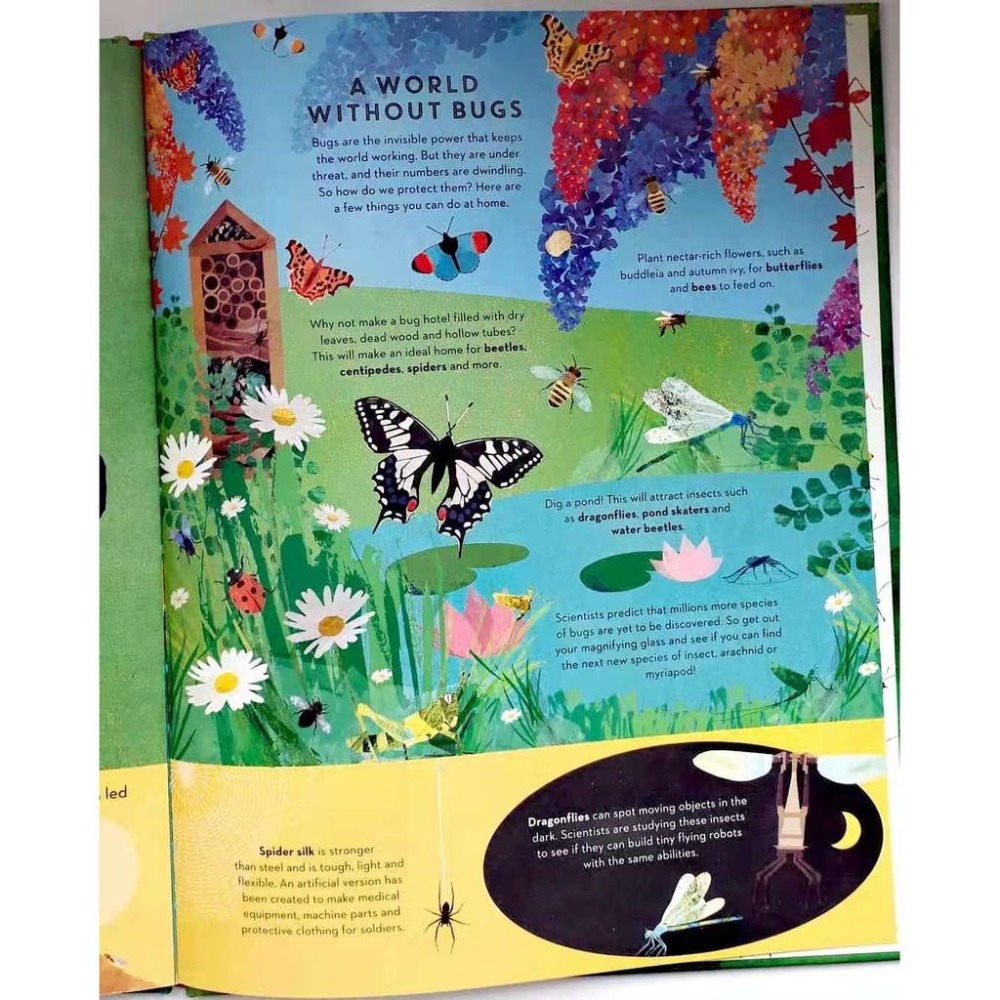 英文知識繪本There Are Bugs Everywhere🍀Britta Teckentrup🍀缺書店-細節圖6