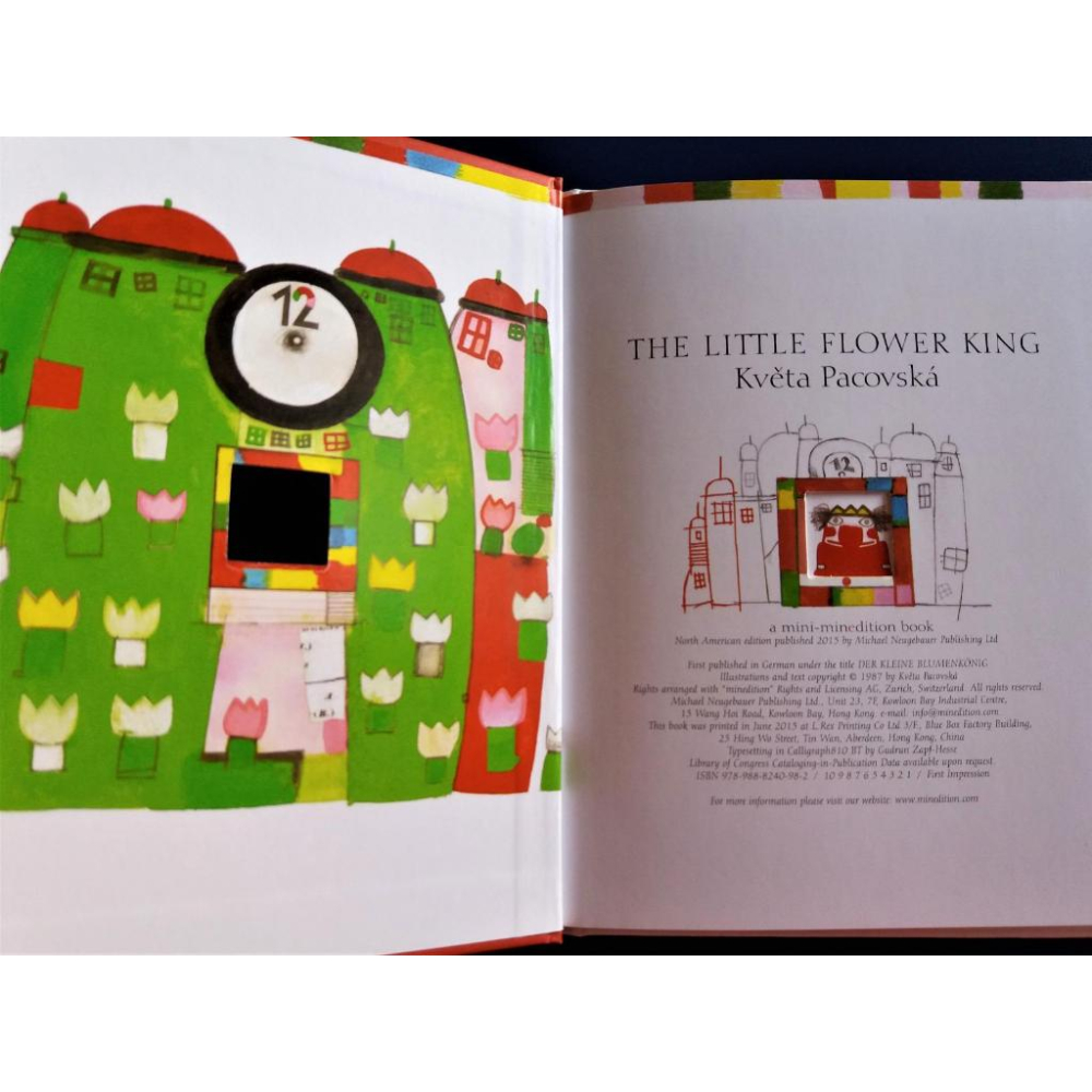 訂購🍀獲獎英文精裝繪本The Little Flower King【盒裝小開本】🍀KingKveta Pacovska-細節圖9