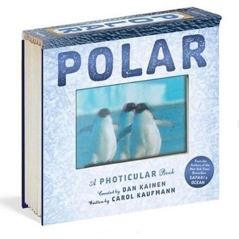缺書店🍀精裝英文Polar: A Photicular Book極地動物🍀多視角3D 立體影像書-細節圖2