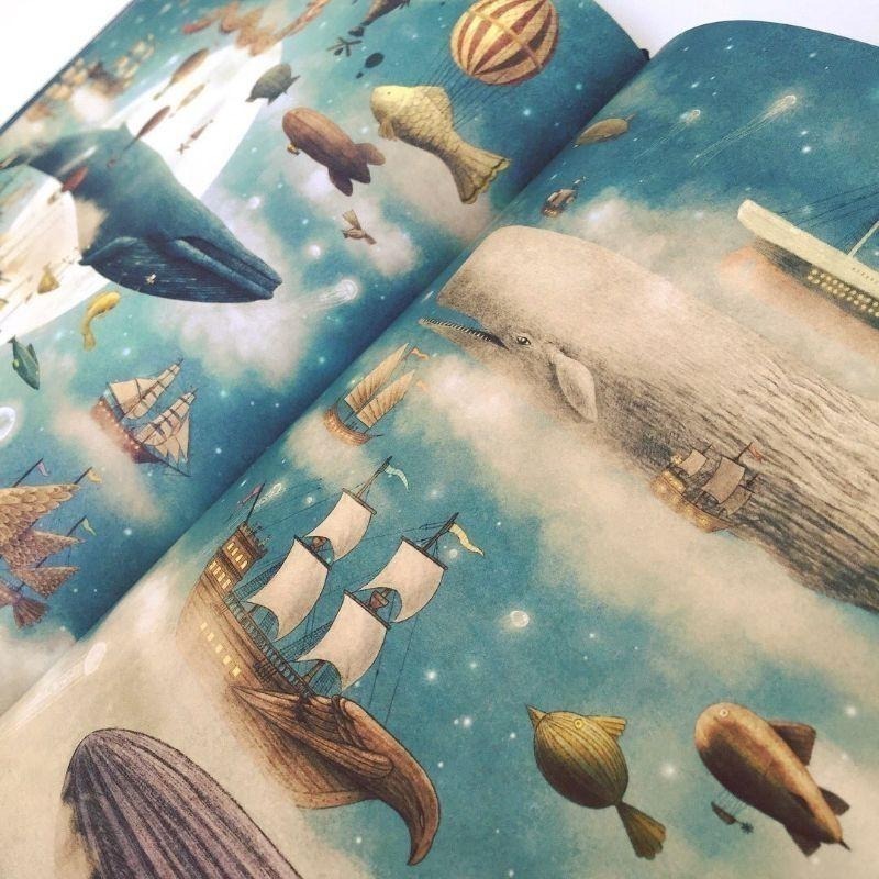 贈音檔🍀格林納威獎獲獎英文繪本Ocean Meets Sky🍀The Fan Brothers范恩兄弟🍀缺書店-細節圖2