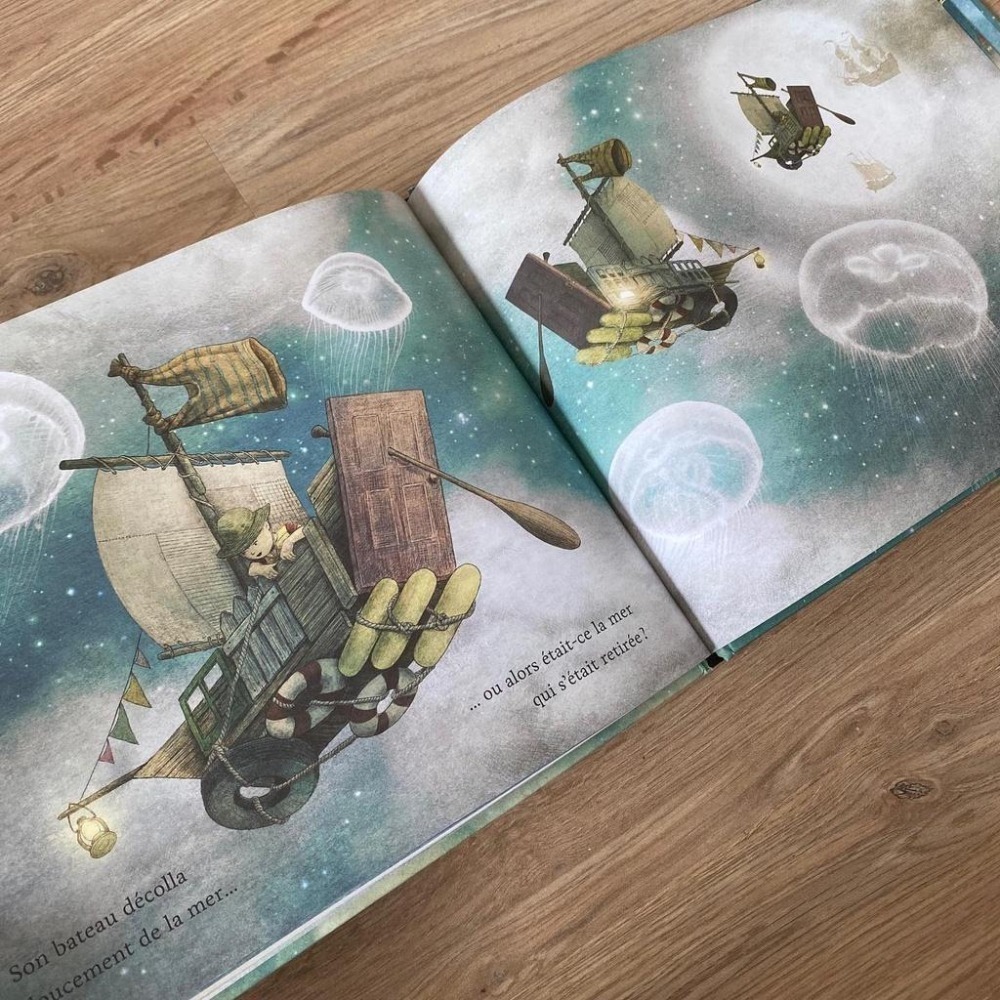 贈音檔🍀格林納威獎獲獎英文繪本Ocean Meets Sky🍀The Fan Brothers范恩兄弟🍀缺書店-細節圖5