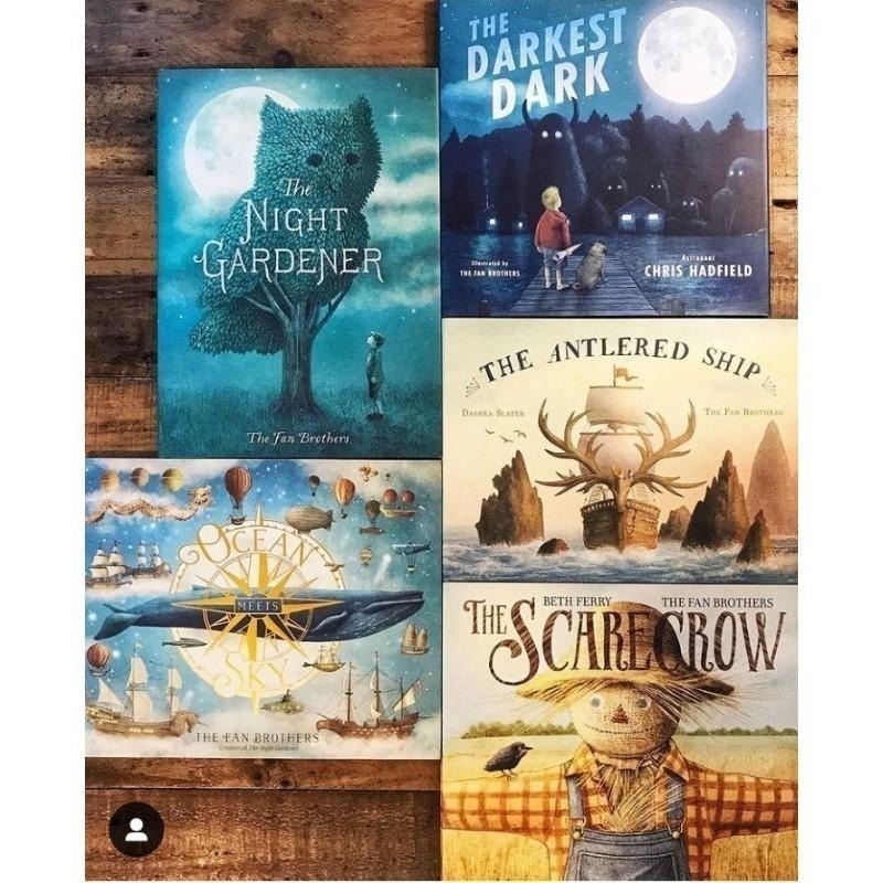 贈音檔🍀格林納威獎獲獎英文繪本Ocean Meets Sky🍀The Fan Brothers范恩兄弟🍀缺書店-細節圖8