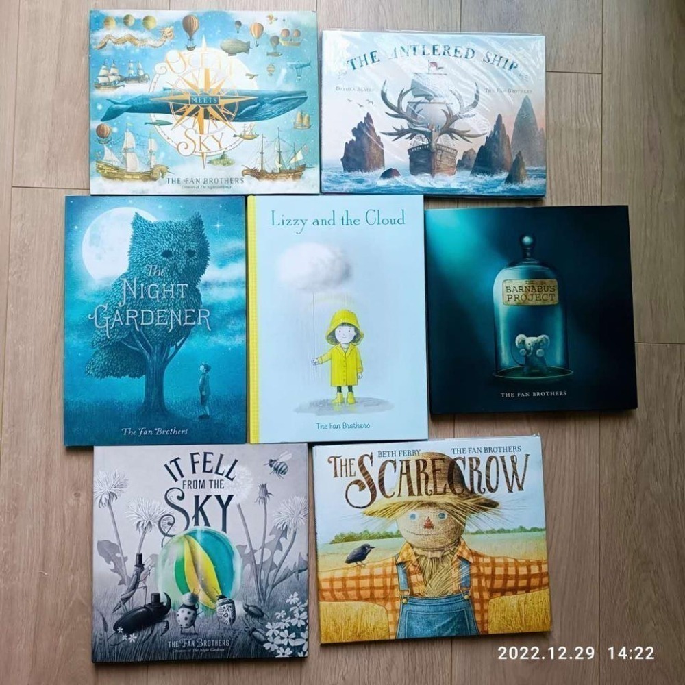 贈音檔🍀格林納威獎獲獎英文繪本Ocean Meets Sky🍀The Fan Brothers范恩兄弟🍀缺書店-細節圖9