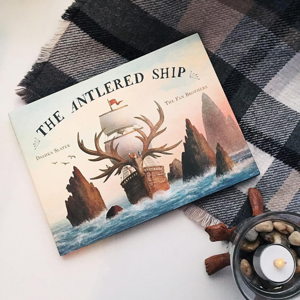 現貨🍀經典英文繪本The Antlered Ship【入選法國教科書】The Fan Brothers范恩兄弟【缺書店】 - 缺書店【英文童書 ...