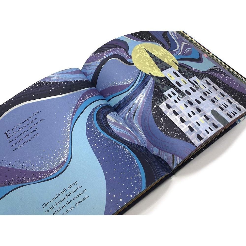 現貨🌞英文繪本Starbird 愛和自由的寓言故事Sharon King-Chai🍀封面和內頁插圖均有燙銀🍀缺書店-細節圖9