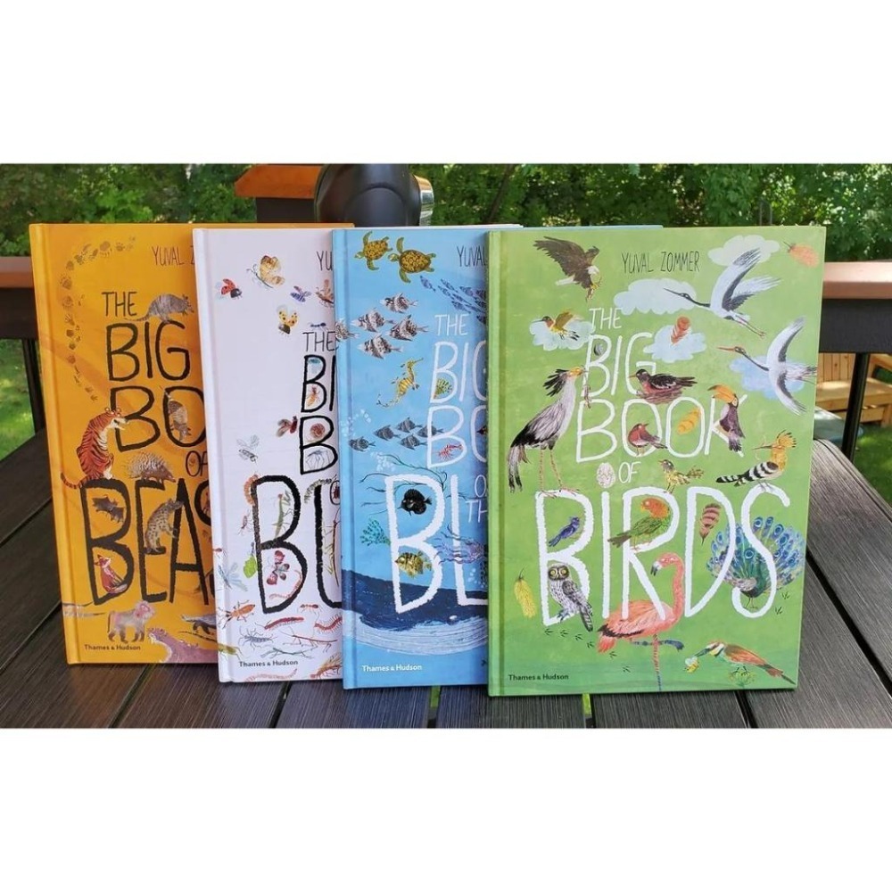 塑封精裝大開本科普繪本The Big Book of Blue大書系列🍀插畫家Yuval Zommer🍀缺書店-細節圖9