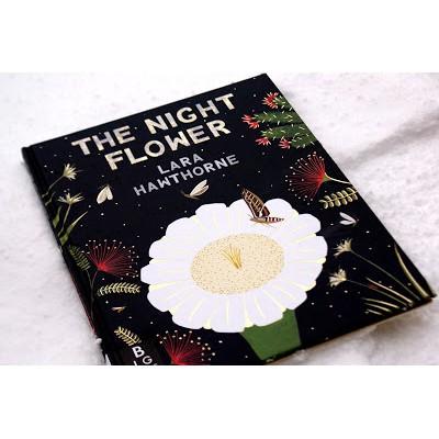 現貨🍀精裝英文科普知識繪本🍀The Night Flower沙漠自然世界的現象Lara Hawthorne清新畫風-細節圖2
