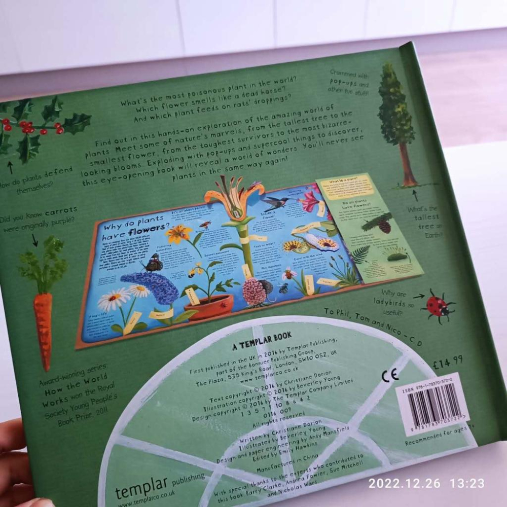 現貨🍀精裝英文自然科普立體書How Plants Work🍀3D植物圖解百科🍀【缺書店】-細節圖9