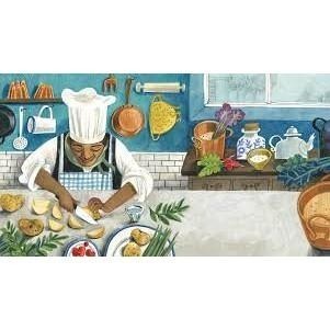 英文精裝繪本🍀Mr crum＇s potato predicament 薯片的發明Felicita Sala🍀缺書店-細節圖3