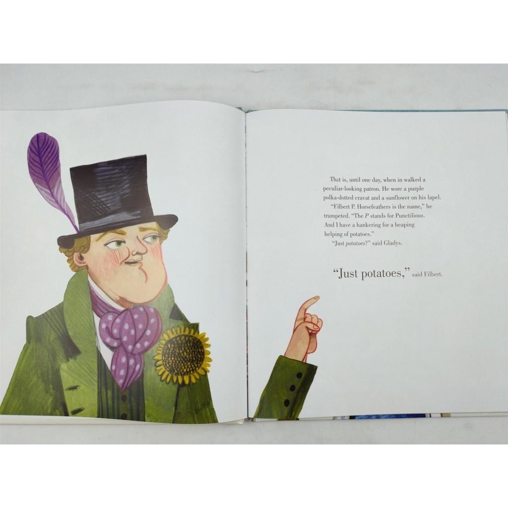 英文精裝繪本🍀Mr crum＇s potato predicament 薯片的發明Felicita Sala🍀缺書店-細節圖5