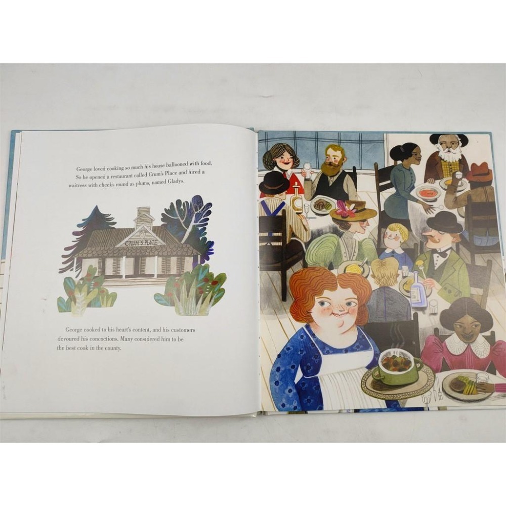英文精裝繪本🍀Mr crum＇s potato predicament 薯片的發明Felicita Sala🍀缺書店-細節圖6