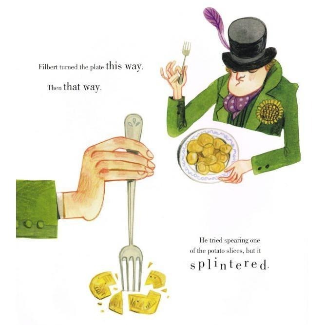 英文精裝繪本🍀Mr crum＇s potato predicament 薯片的發明Felicita Sala🍀缺書店-細節圖7