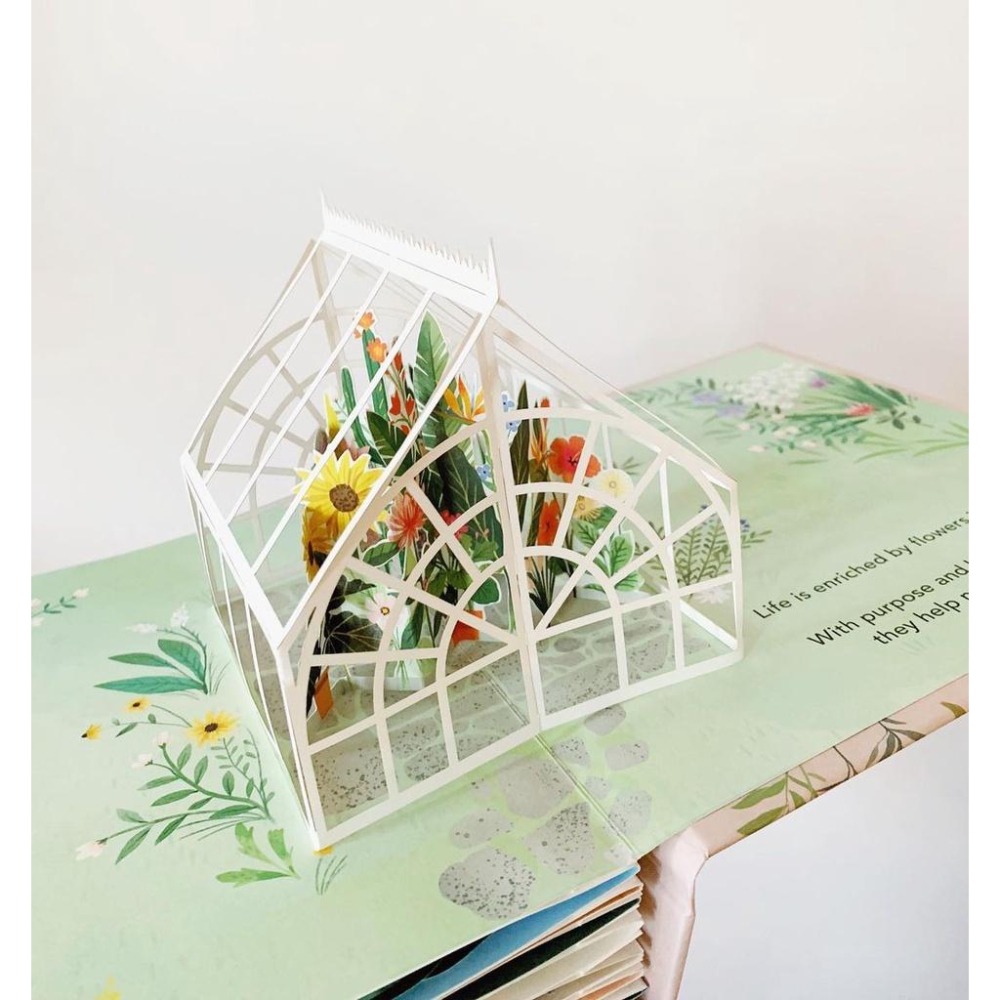 現貨🍀英文紙藝立體書Flora: A Botanical Pop-Up Book🍀嘆為觀止的花花世界Yoojin Kim-細節圖4