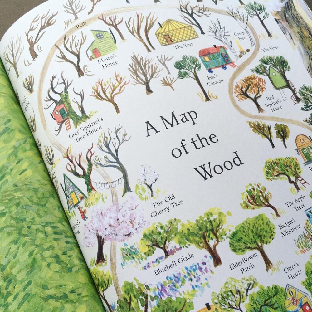 🍀英文獲獎繪本Mouse＇s Wood: A Year in Nature帶翻翻頁Alice Melvin【缺書店】-細節圖8