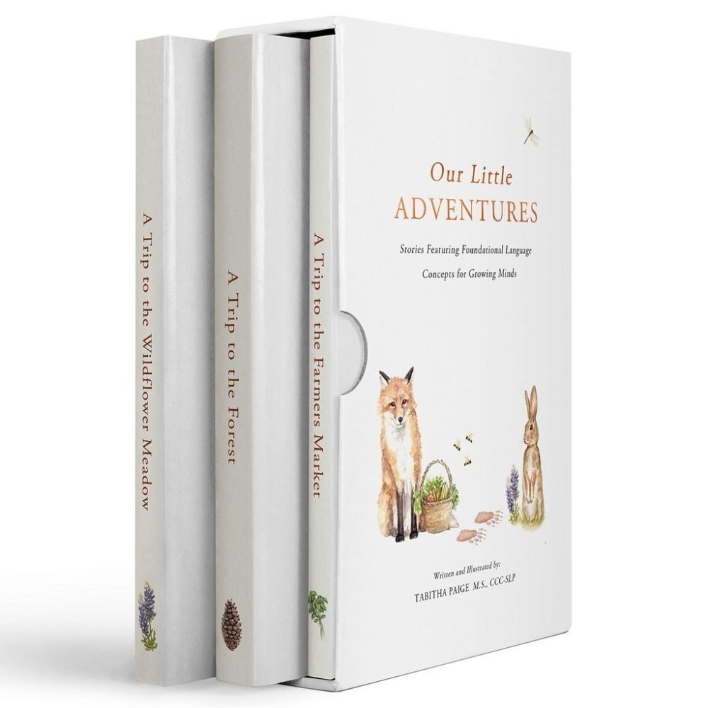 缺書店🍀盒裝三冊硬頁書Our Little Adventures兒童語言治療師Tabitha協助發展孩子認字及語言能力-細節圖3