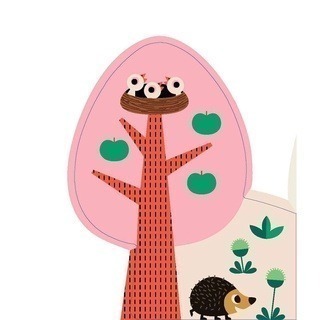 缺書店🍀英文啟蒙繪本🍀A Forest＇s Seasons🍀森林四季可愛造型硬頁書-細節圖3