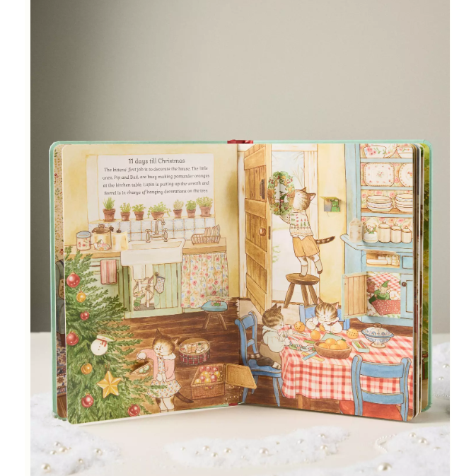 缺書店Lift the Flap Christmas Advent Book: Cat Family Christmas-細節圖10