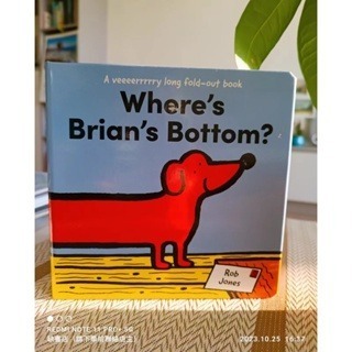 英文繪本Where＇s Brian＇s Bottom?🍀Rob Jones🍀超2公尺的風琴折頁書🍀缺書店-細節圖5